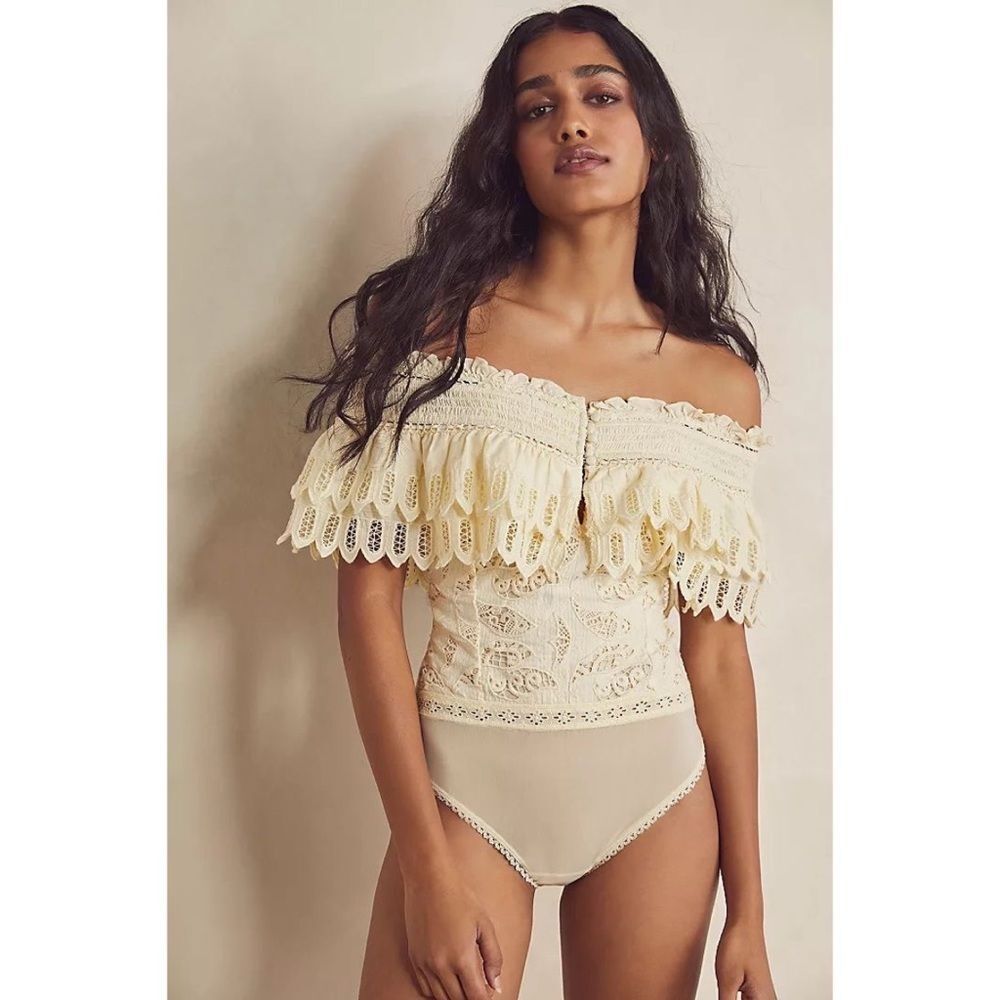 Free People Oh Cherie Bodysuit